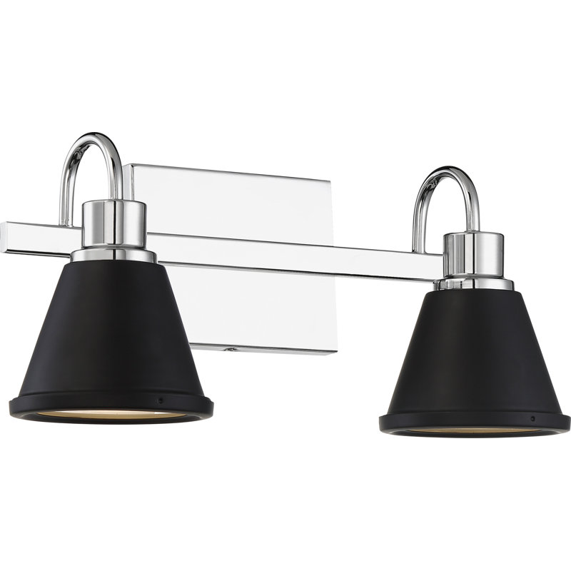 Éclairage pour salle de bain 2 lumières DEL en nickel poli Varner Varner