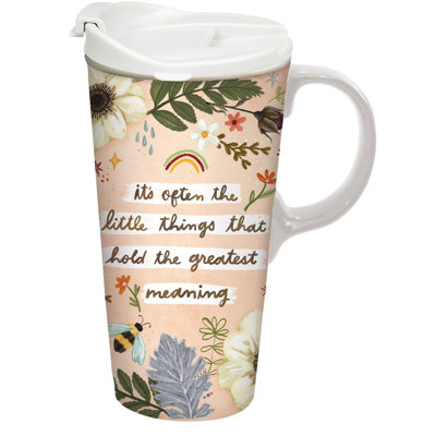 Evergreen Enterprises, Inc 17oz. Ceramic Travel Mug