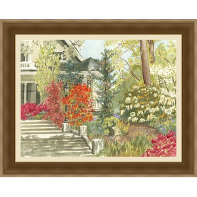 Plein Air Garden I Framed Painting Print -  Ashton Wall Décor LLC, 4481