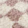 Atiran Checkered Shag Pink Area Rug