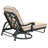 Outdoor Metal Chaise Lounge Set , Cushion Included