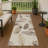 Machine Washable Indoor/Outdoor Chantille ACN2649 Botanical Rug-697883382-697883375