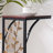 Leaf Pattern Iron Side Table Coffee Table