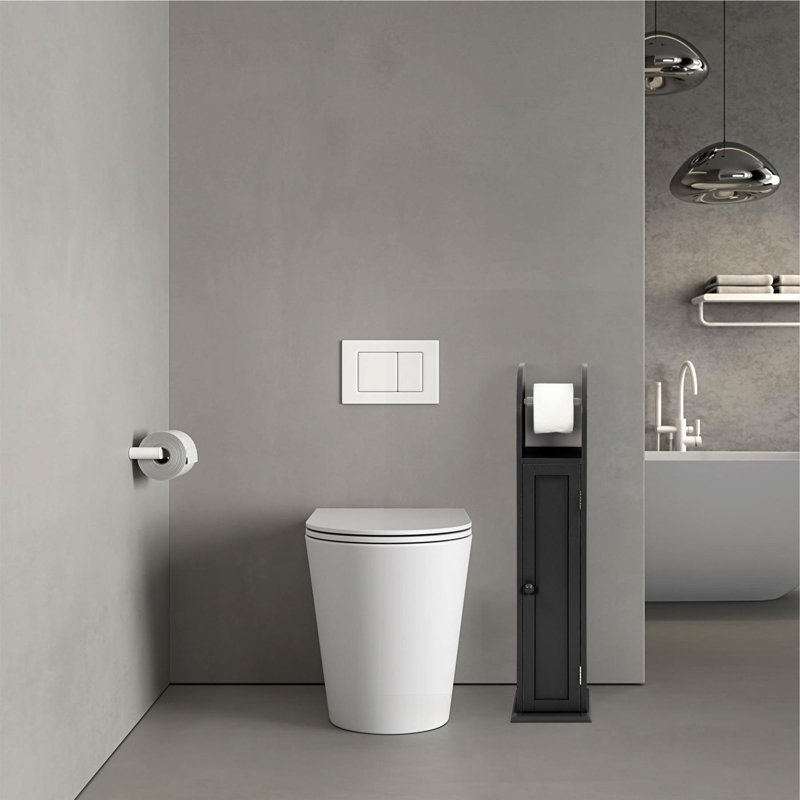 Toilet Paper Holder, Black