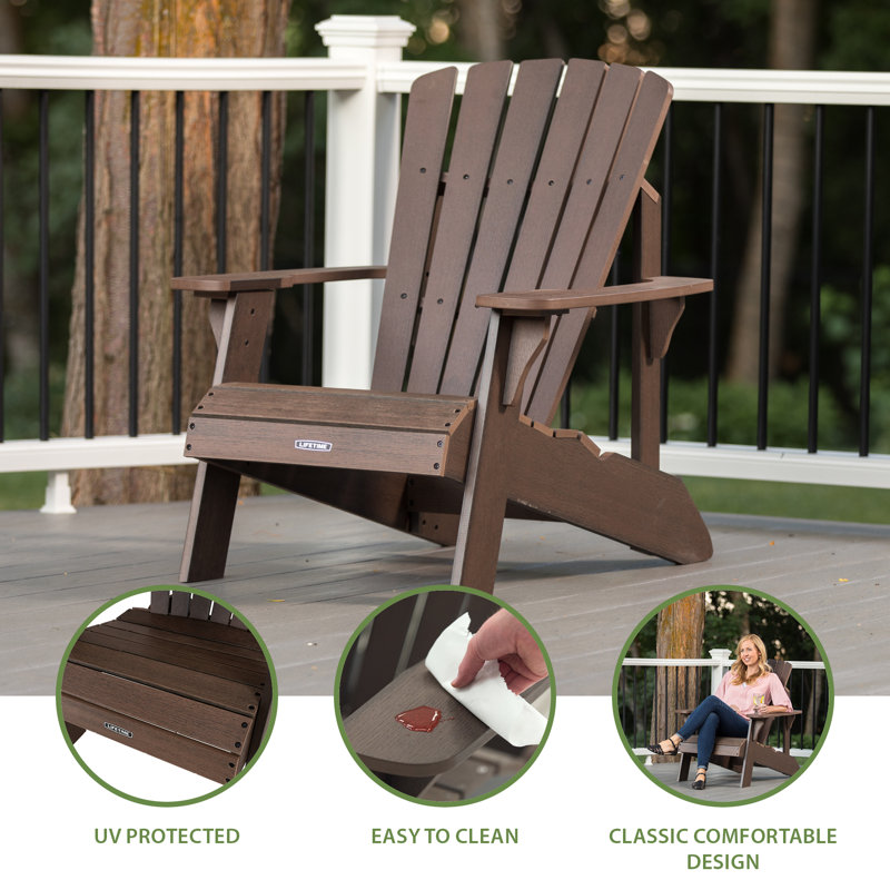 Adirondack Outdoor Adirondack Chair With Table