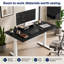 Bureau assis-debout électrique Rise Up à double moteur avec plateau en bambou-757325555-757325554