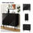 Arkayla 35" H 2-Door Fluted Accent Cabinet with Adjustable Shelves-1978218643