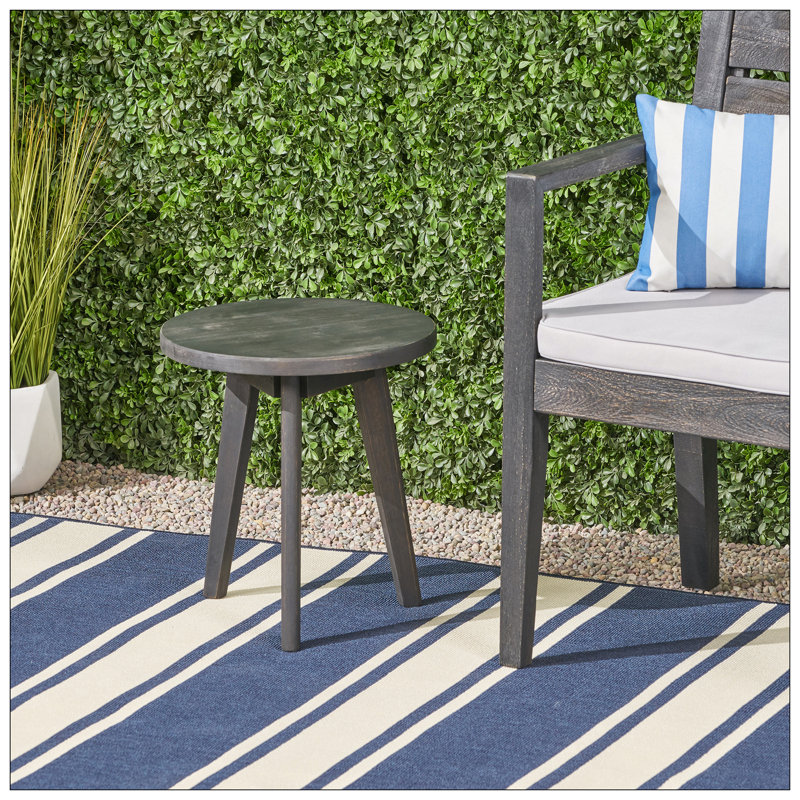 Table d'appoint Marina, Gris foncé