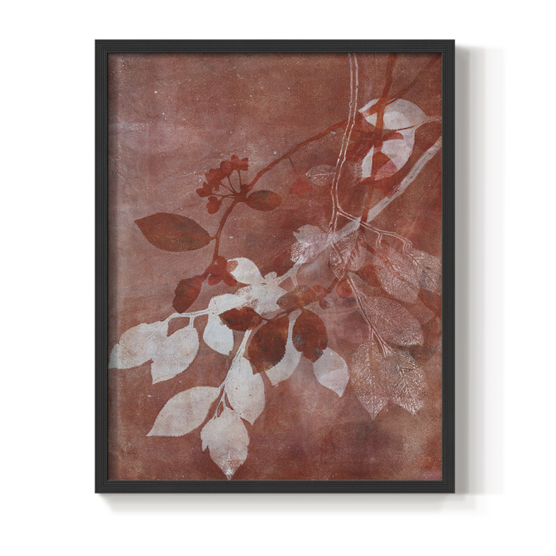 «Branching Out», impression encadrée en bois massif, Noir, H 28 po x l 22 po