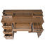 Bureau de ferme 59 po avec station de charge et armoire de rangement (sans la chaise)-367640906