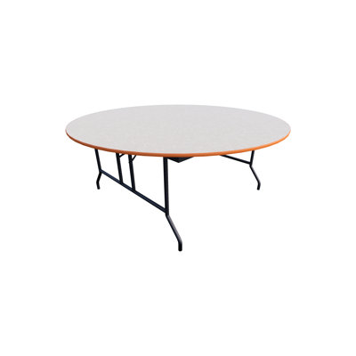 Table pliante - Noyau de panneau de particules - Rond
