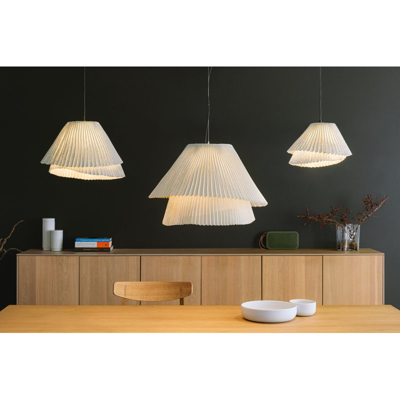 Tempo Vivace Pendant, 14.6" H x 23.6" W x 21.3" D, Yes, White
