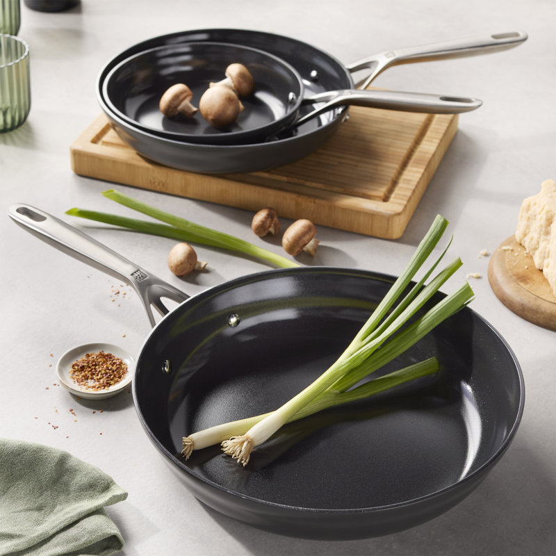 Ensemble de poêles à frire antiadhésives en aluminium anodisé dur 3 pièces ZWILLING