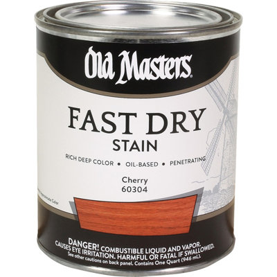 Old Masters 60304 Qt Cherry Fast Dry Wood Stain-1PK