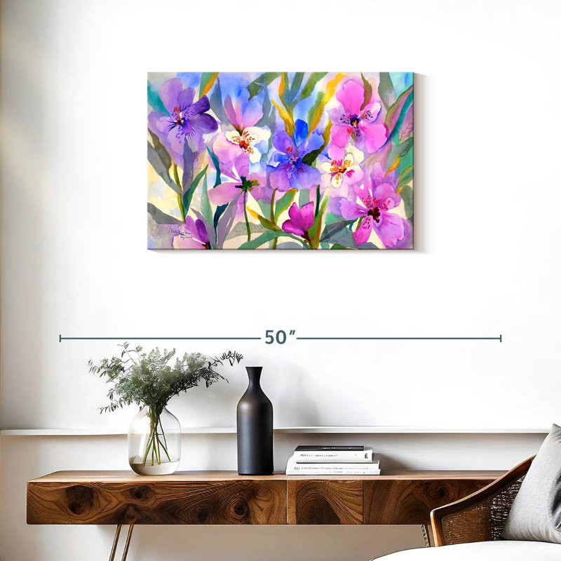 Harnek Iris Fields, 20" H x 30" W