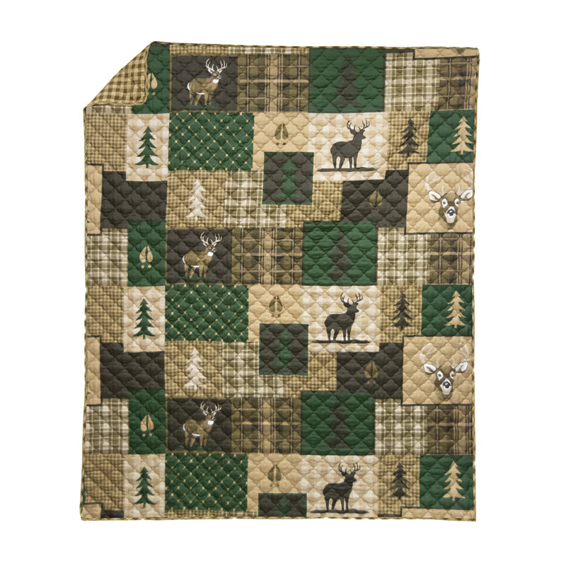 Kaylan Quilted Throw Blanket