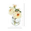 Arrangement floral pivoines dans un vase