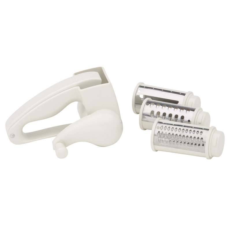 Rotary Grater Mill with Three Blades