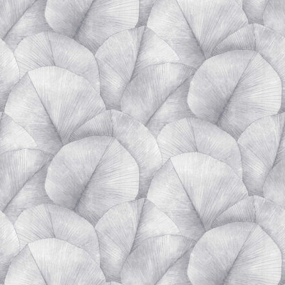 Kumano Repeatable Palm Leaf 4-Panel Wall Mural