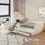 Lit plateforme en bois avec coiffeuse-1967516069