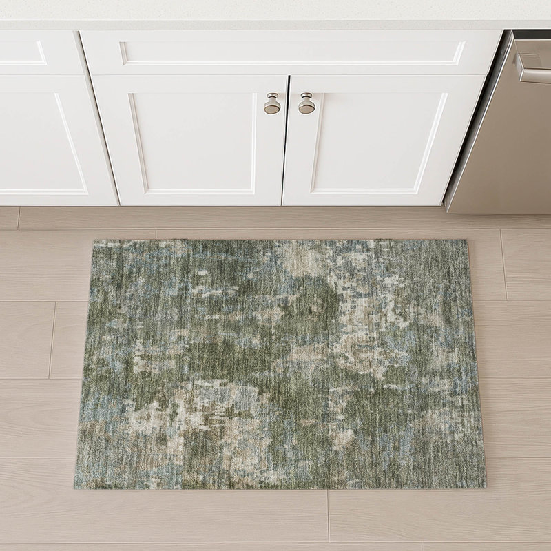 Machine Washable Indoor/Outdoor Chantille ACN2361 Casual Rug, Rectangle 1'8" x 2'6"