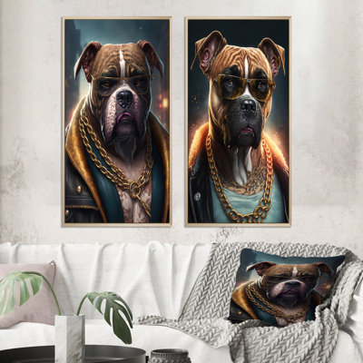 " Boxer Gangster In NYC " 2 - Pieces