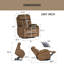 Nicolay Upholstered Power Reclining Home Theater Seat-615716603