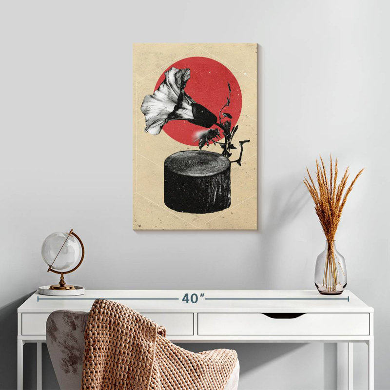 Harnek Gramophone Print, H 24 po x l 16 po