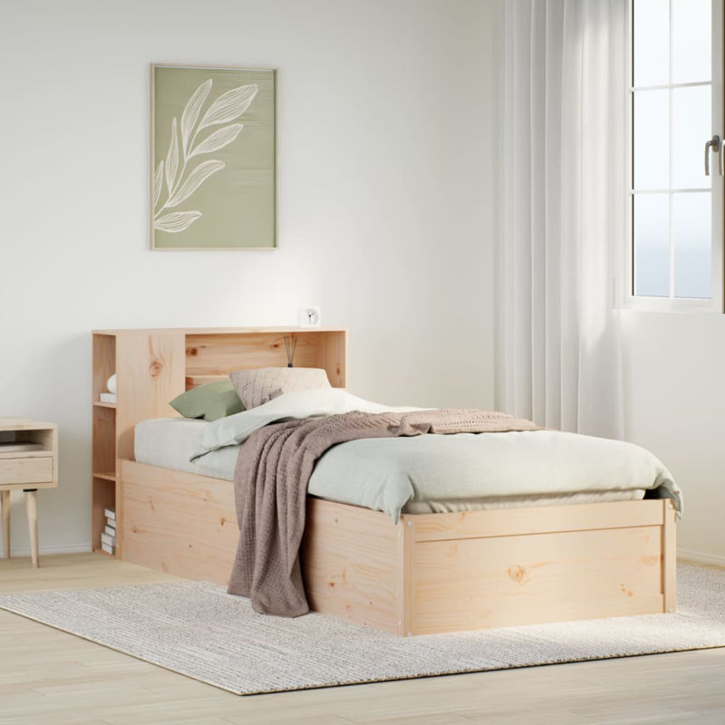 Tavon Solid Wood Storage Bed