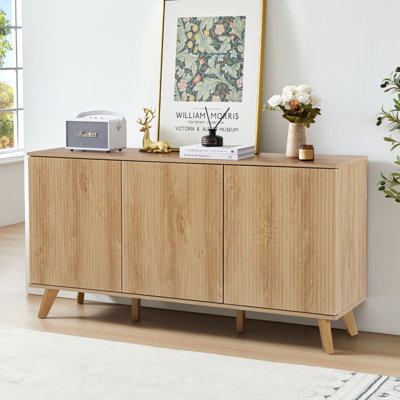 Lanier 30.32" Tall 3 - Door Accent Cabinet by George Oliver