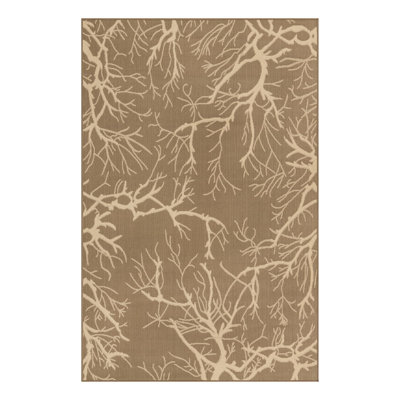 Tapis intérieur / extérieur brun Healdton