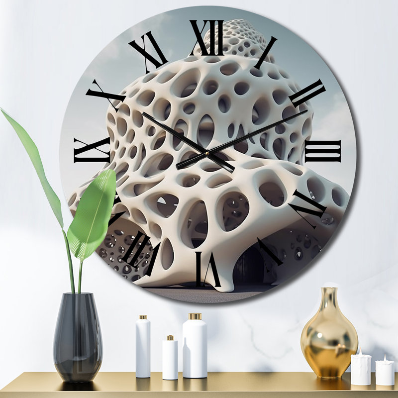 Horloge murale Organic Architectural Flow IV, Moyenne