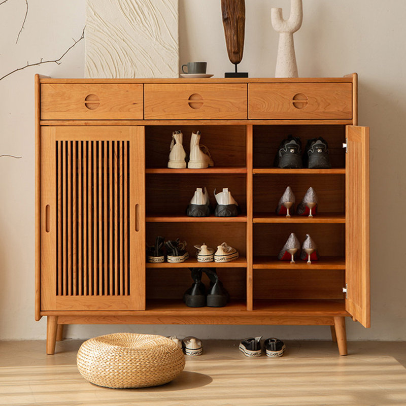 Retro classic storage shoe cabinet