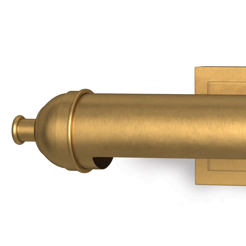 Devon Picture Light Small, Natural Brass