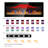 1x 42 Inch Recessed Thin Electric Fireplace (wall Mounted Heater) | Remote, 16 Flame/ember Colors | 42x4.3x15.9in | 1400w/5000 Btu (400 Sq.ft), 3 Display Styles| Ideal For Home/living Room-669705303