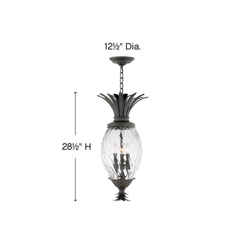 Plantation Outdoor 4-Light Novelty Pendant