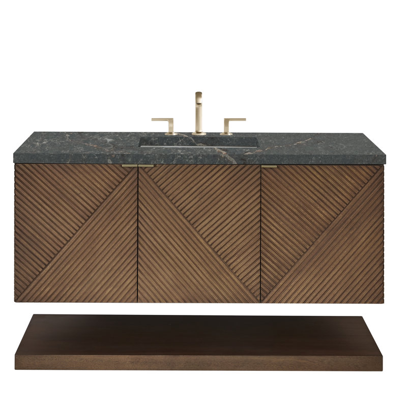 Marcello 48'' W Single Vanity, Parisien Bleu Quartz