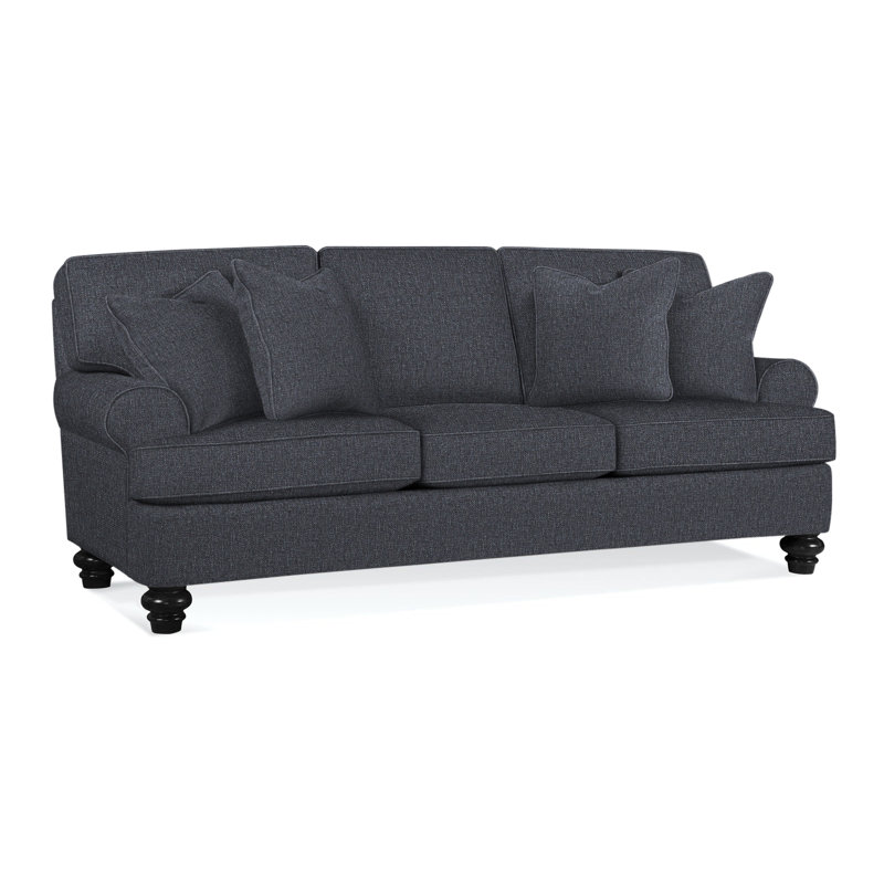 Lowell Sleeper Sofa, Ivory Crypton Performance; 0886-91, Innerspring Mattress, Black