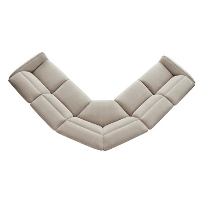 Bayne Upholstered Recliner Sectional