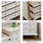 White Solid + Manufactured Wood Accent Cabinet-1894397198
