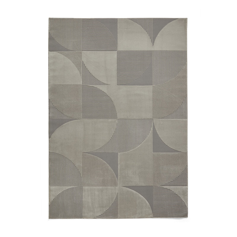 Taylani Area Rug, Grey, Rectangle 80 x 150 cm