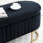 Banc de rangement rembourré en velours-1444810684
