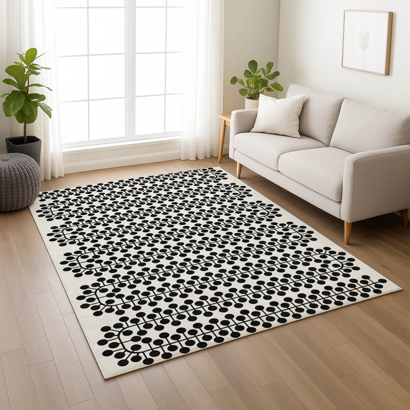 Tapis intérieur / extérieur lavable à la machine Boruta ACN2247, Rectangle 10 pi x 14 pi