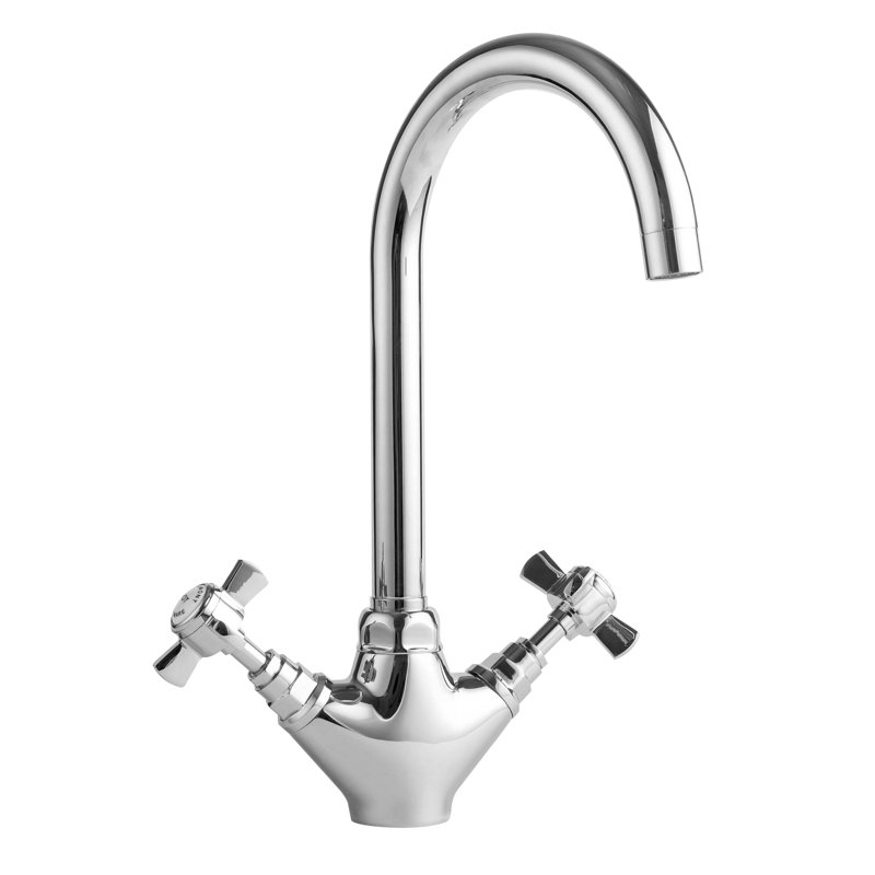 Mixer Twin Lever Monobloc Tap