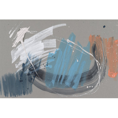 Whimsical Marks I by Jennifer Goldberger - Painting on Canvas