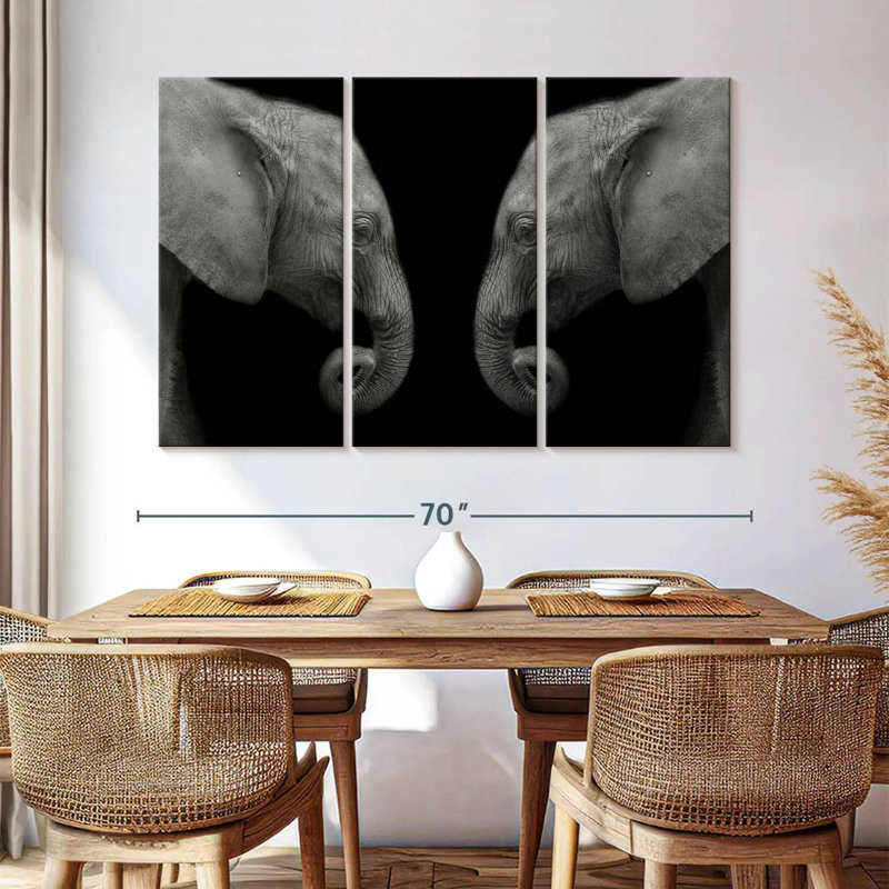 Elephant Sanctuary, 42" H x 65" W