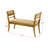 Cotton Upholstered Bench