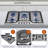 Trifecte 36" Silver Natural Gas 5 Burner Cooktop