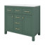 Ensemble de meuble-lavabo simple 72 po avec tiroirs et armoires 72 po-404415465