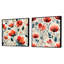 Fabien - Ensemble de 2 collages carrés botaniques abstraits-101853505-101853511